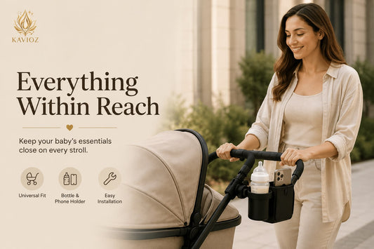 Kavioz™ 2-in-1 Stroller Cup & Phone Holder
