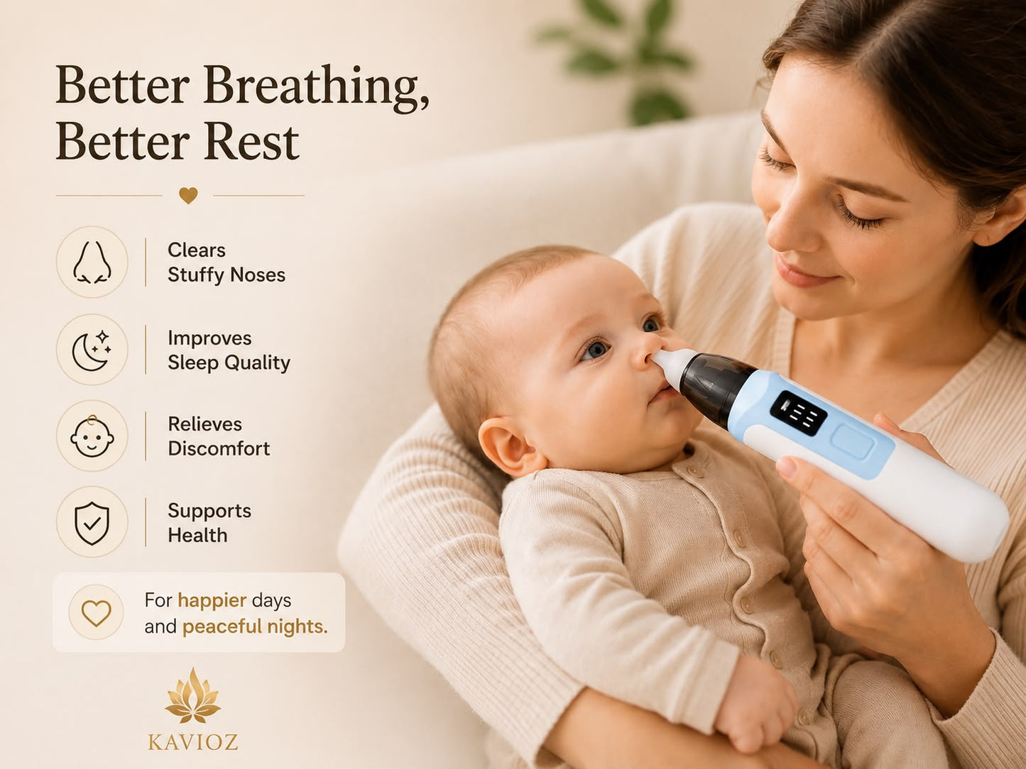 Kavioz™ Baby Nasal Aspirator