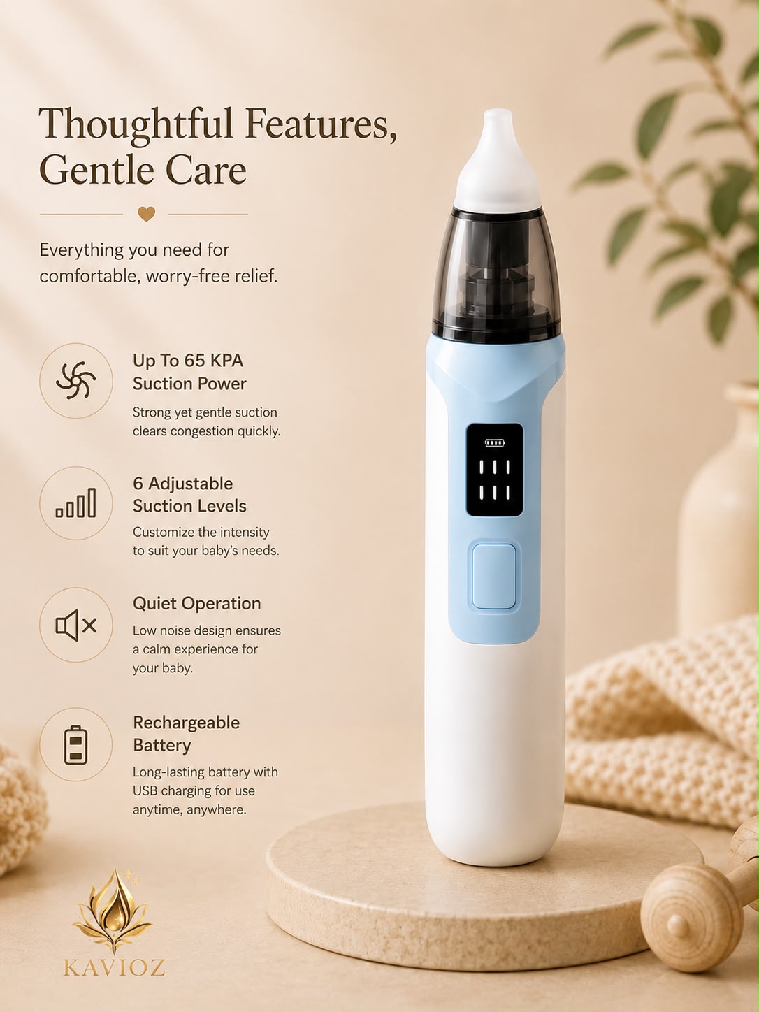 Kavioz™ Baby Nasal Aspirator
